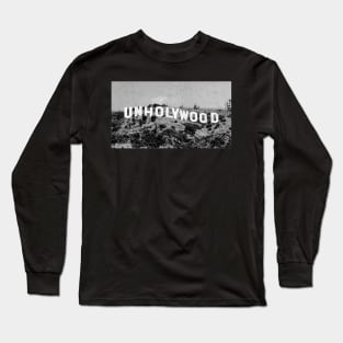 Gothic Unholywood T-Shirt Satanic Goth Long Sleeve T-Shirt